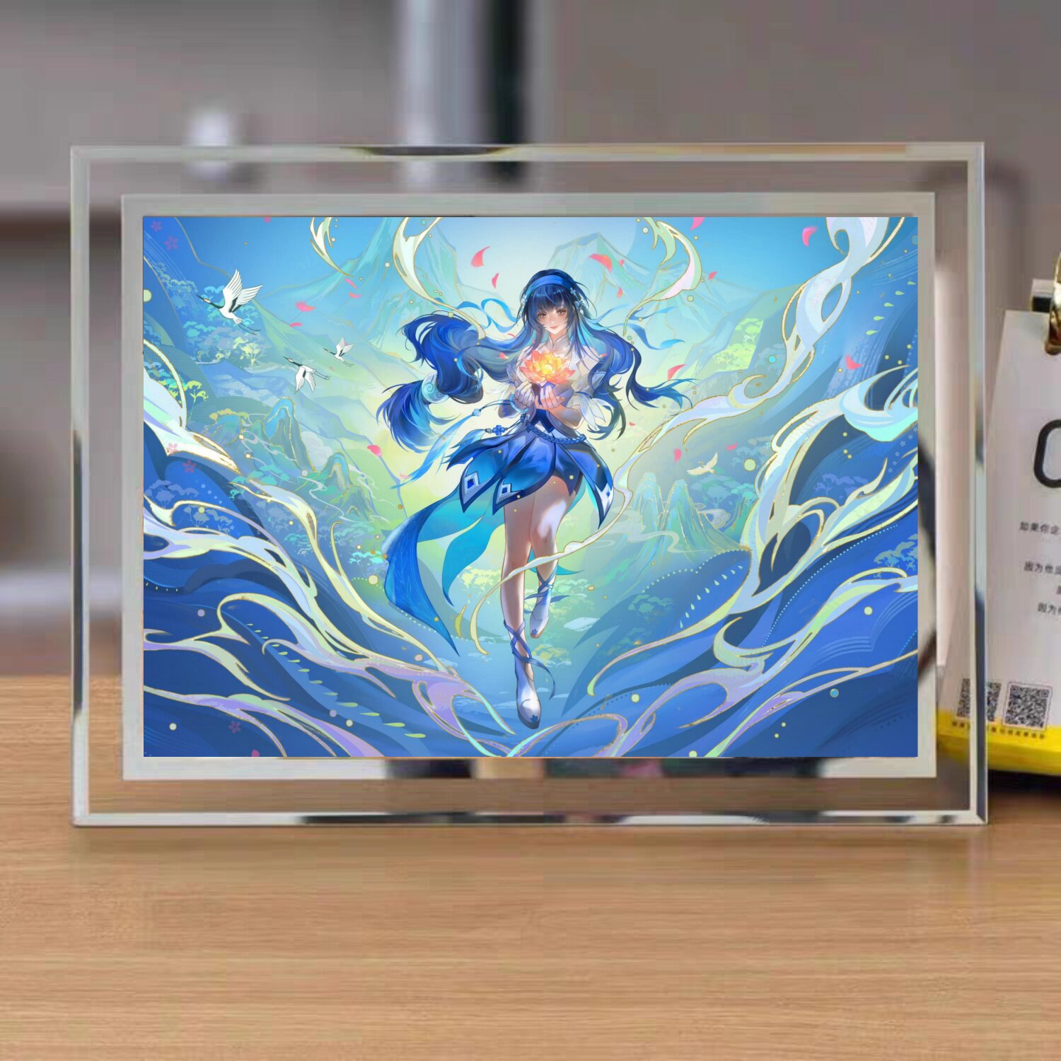 王者荣耀东方耀西施水晶相框