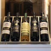 北欧轻奢红酒架摆件金色斜放现代简约创意客厅酒柜葡萄酒展示架子