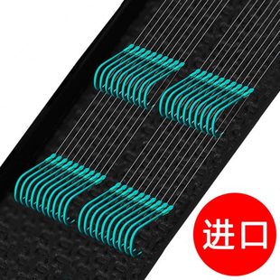 3极小钓鱼钩5 细子线袖 成品金袖 钩 0.4号冬季 进口绑好子线双钩2