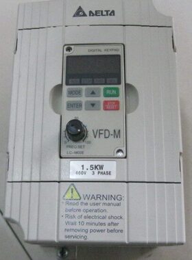 原装台达变频器VFD015M43B