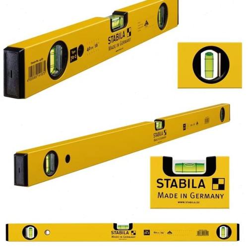 原装德国西德宝STABILA70-2系列水平尺气泡管轻质铝制3水泡水平仪