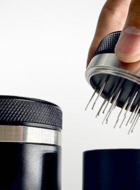 304不锈钢咖啡布粉针打散咖啡结块松粉器 意式咖啡工具51/53/58MM