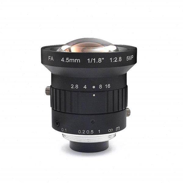 500万定焦4.5mm机器视觉FA低畸变高清C工业摄像镜头 1/1.8英寸5MP