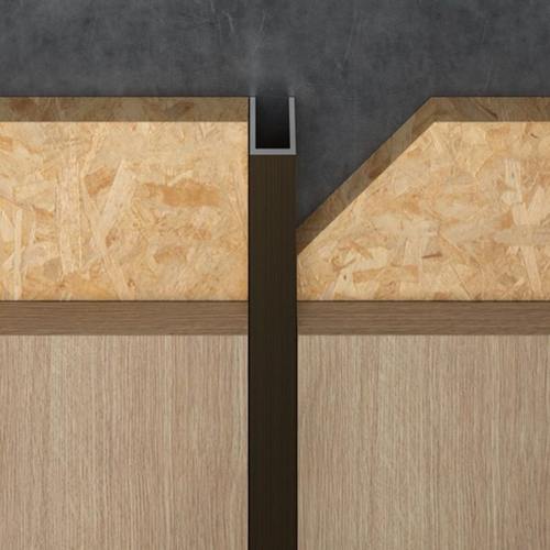 U型条压条铜色装饰条镶嵌金属条墙面收口条板材地板嵌入u型条收边