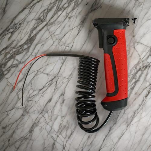 激光炮手柄开关线手把手持把握把带2.5米防冻弹簧线高品质