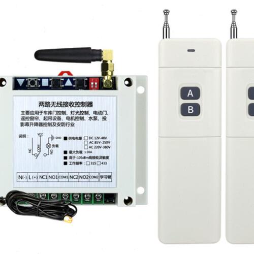 工控220V-380V2路水泵电机正反转开关 道闸大棚开关+3000-2键AB键