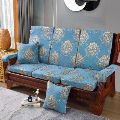 实木沙发垫带靠背加厚海绵垫中式红木质沙发坐垫老式春秋椅垫防滑,居家布艺,沙发垫,淘宝优惠券,粉丝福利购,淘宝优惠卷