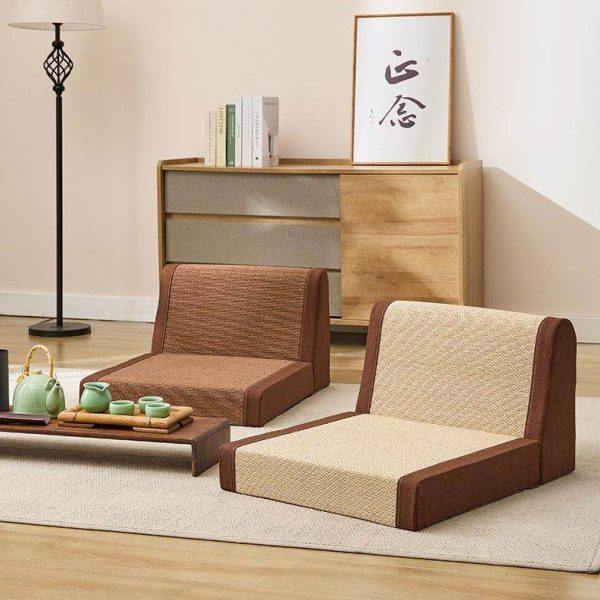 靠背椅久坐舒服护腰打坐垫日式懒人飘窗坐垫靠背一体榻榻米座椅,居家布艺,蒲团,淘宝优惠券,粉丝福利购,淘宝优惠卷