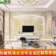别墅大理石电视背景墙岩板瓷砖客厅欧式 饰影视墙 石材罗马柱造型装