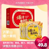 认养森林爆汁黄桃礼盒非罐头蜜饯类沂蒙山新鲜黄桃 吉杰直播间