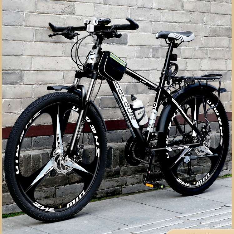 山地自行车男款变速青少年公路单车24寸赛车男式女款初中学生成人