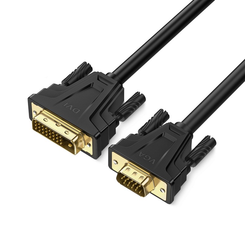 DVI转bVGA连接线 DVI TO VGA 电脑显卡24+1 dvid接口 镀锡铜芯