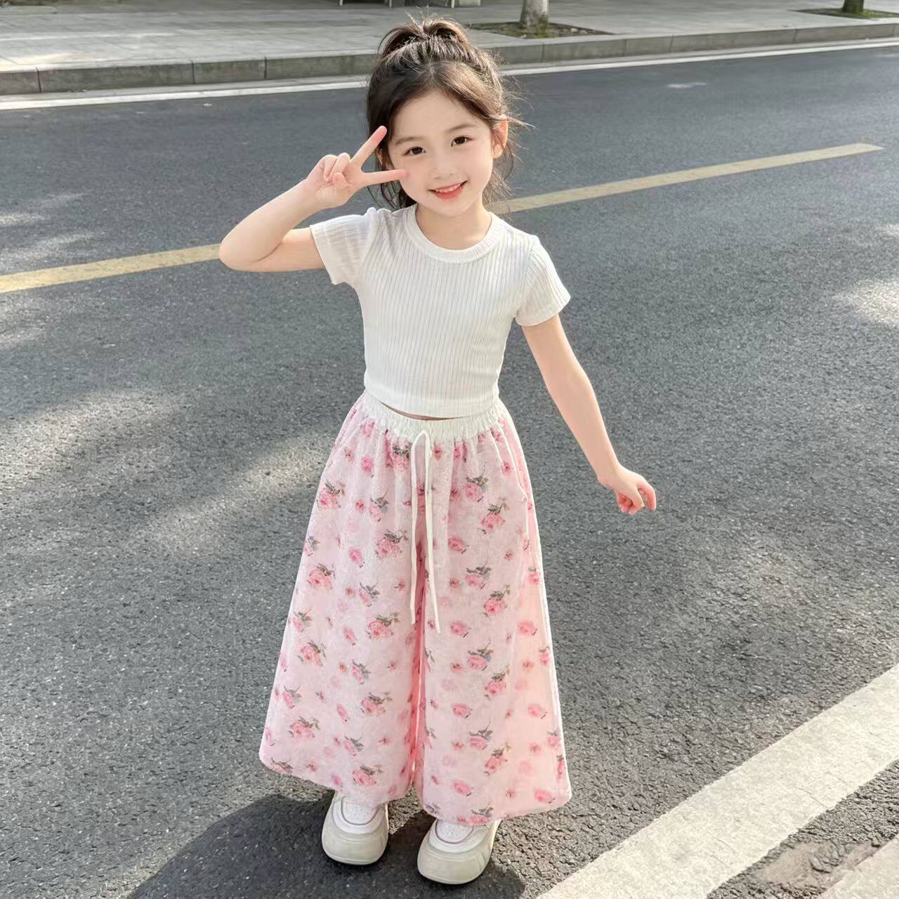 女童灯笼裤夏天季薄款2026新款
