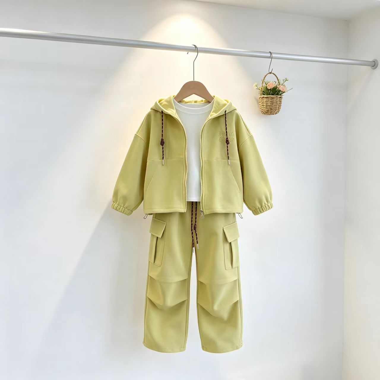 女童韩版休闲套装中大童春秋新款