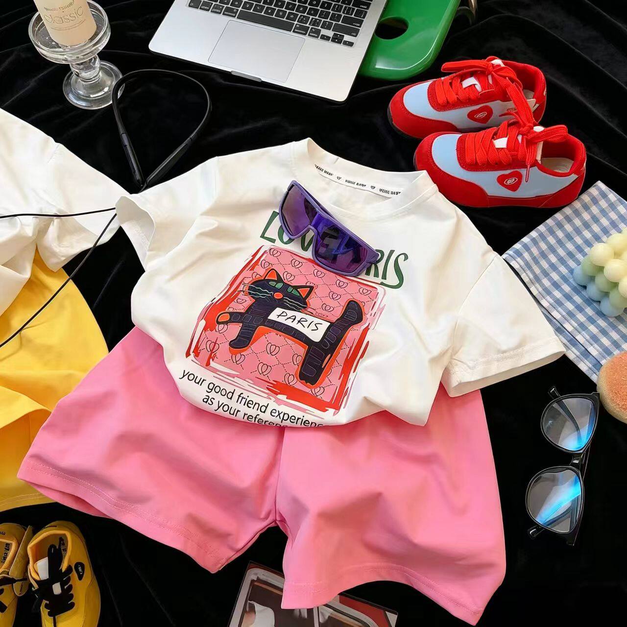 儿童套装2026新款夏季短袖短裤