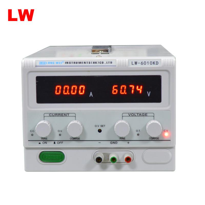LW6010KD龙威直流稳压电源60V10A可调电镀测试老化开关电源