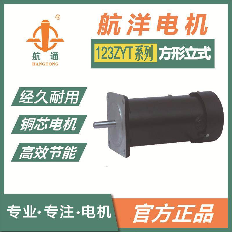 123ZYT立式永磁铁氧体直流电机24V有刷稳压高效进出口电动机