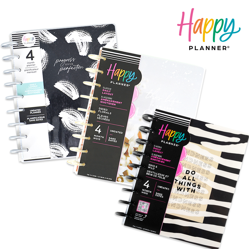 【日程本-4月无固定日期】HAPPY PLANNER2024无日期4个月手账本简