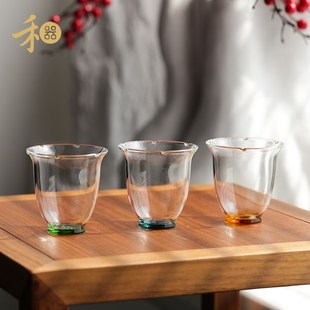 清仓特惠 禾器品茗杯卿妍杯耐热玻璃茶杯泡茶杯大号单杯主人杯