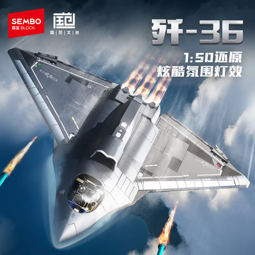 中国六代机隐身战斗机歼-J36礼物