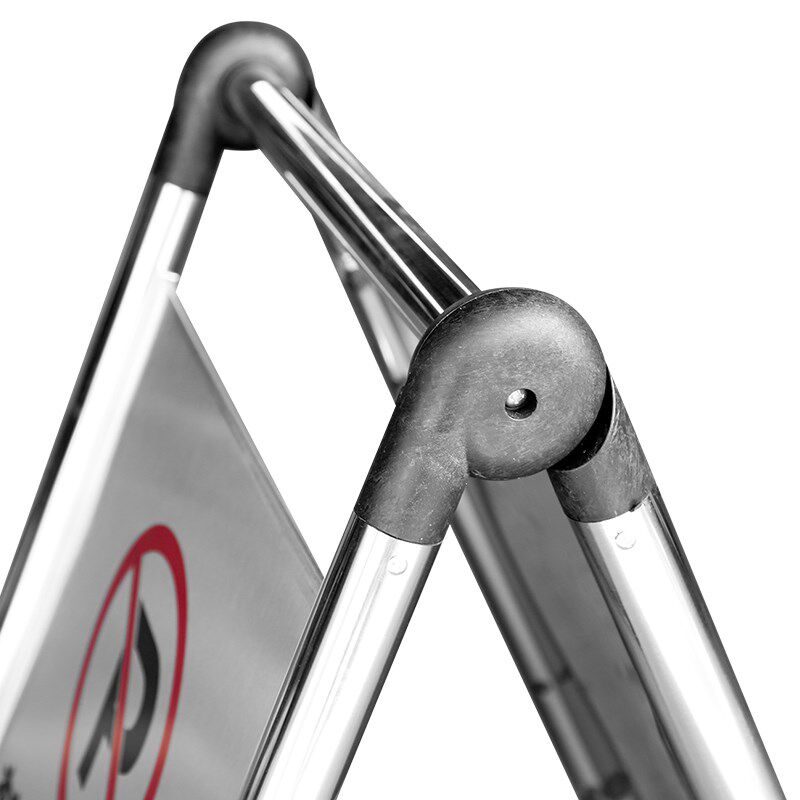 不锈钢禁止停车警示牌 A字牌停车桩警示桩专用车位告示牌小心地滑