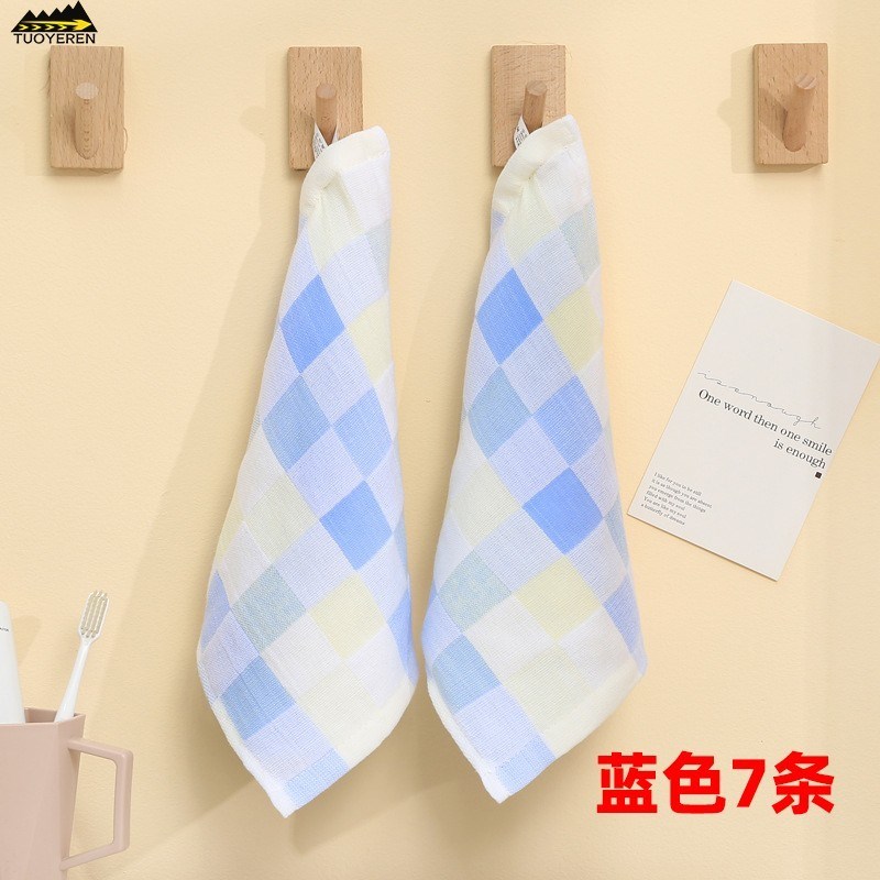 儿纯棉纱布小方巾薄洗脸毛巾女正方形幼儿园手帕小学生儿童手新款