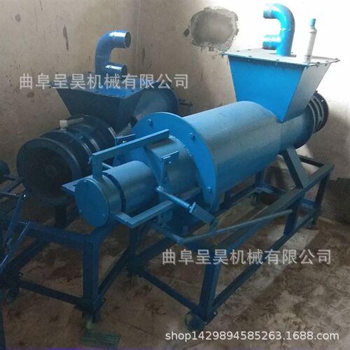 好用便宜厨余剩饭菜脱水机 螺旋挤压不锈钢筛网耐用款干湿分离机