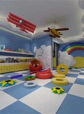 纯色仿古砖600彩色红黄绿蓝粉紫灰色地砖哑光幼儿园学校防滑瓷砖