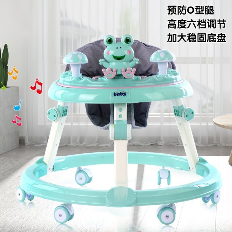 学步车防o型腿婴儿防o侧翻多功能手宝宝推车可坐可推起步车学行车