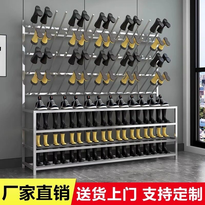 不锈钢鞋架屠g宰场冷藏工厂车间水靴烘干晒鞋架沥水适用胶鞋水鞋