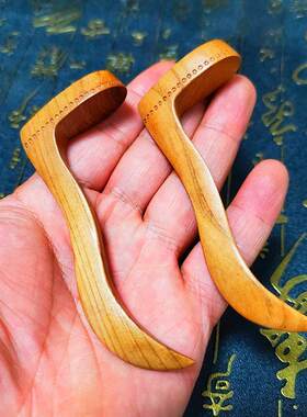 。子午簪桃木簪子用品道v士发簪道士头簪冠巾用品道家用品