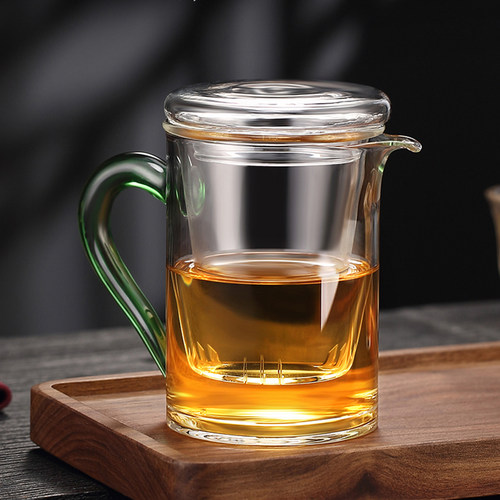 兴梵全玻璃泡茶壶耐高o温加厚功夫茶具冲茶器茶水分离红茶泡过滤