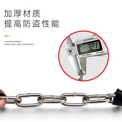 宾馆防盗链门锁卡扣加厚加粗安全锁门扣门栓锁不锈钢酒店门安全锁
