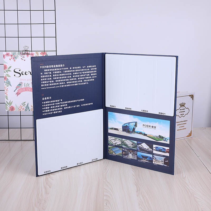色卡本展示册定制板材烤漆晶钢门全屋家居汽车脚垫样板卡现货印刷