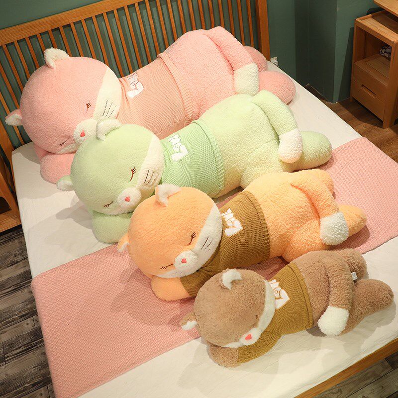 可爱猫咪公仔毛绒玩具女生睡觉专用抱枕超大号儿童陪睡安抚玩偶