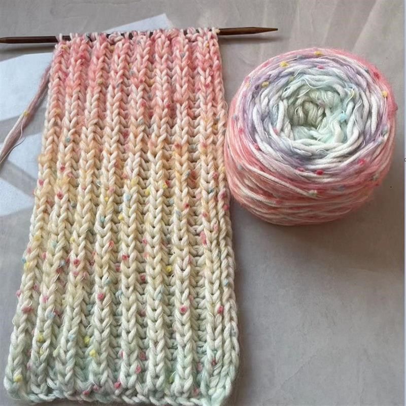 毛线手工编织diy材料包围巾送男友编织钩针编织围脖送女朋友礼物