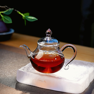 玻璃泡茶壶家用耐高温女士专用绿茶花茶壶一人用小茶壶功夫茶壶