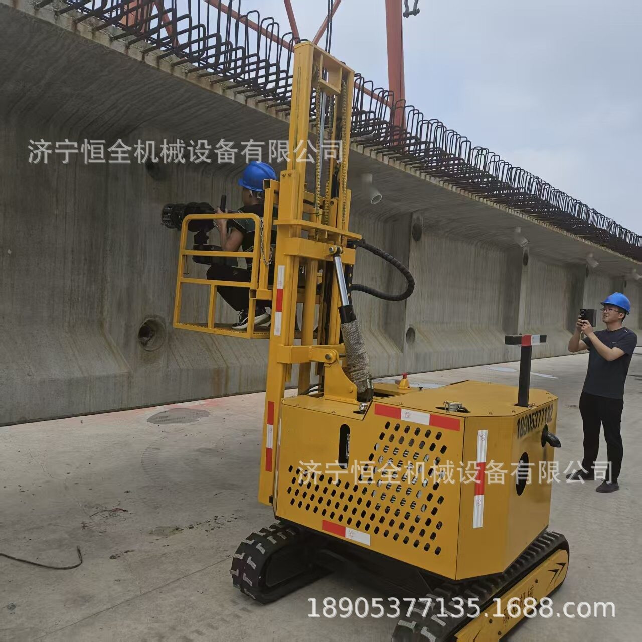 桥梁建筑工程梁板凿毛机箱梁端头圆孔方孔锚穴凿毛机出售