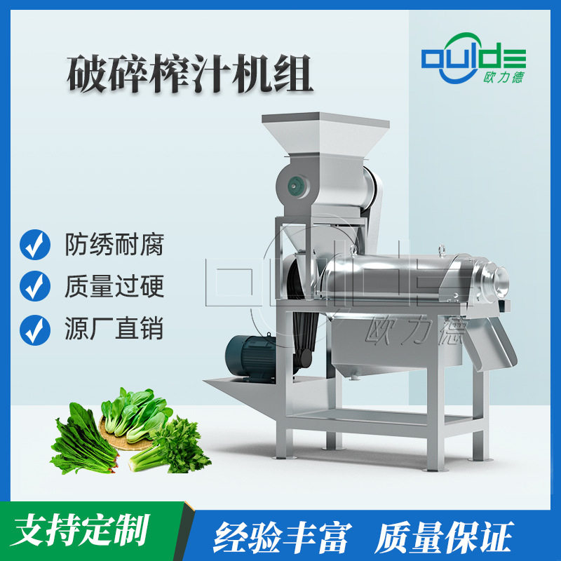 厂家直销不锈钢304工业蔬菜青菜波菜芹菜榨汁果蔬破碎榨汁一体