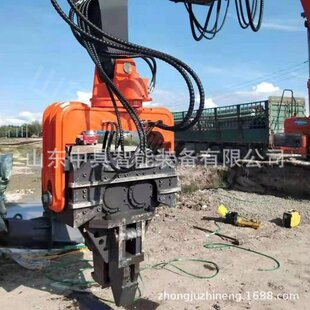 桥梁振动锤 大功率 大扭矩 地基处理挖机打桩机