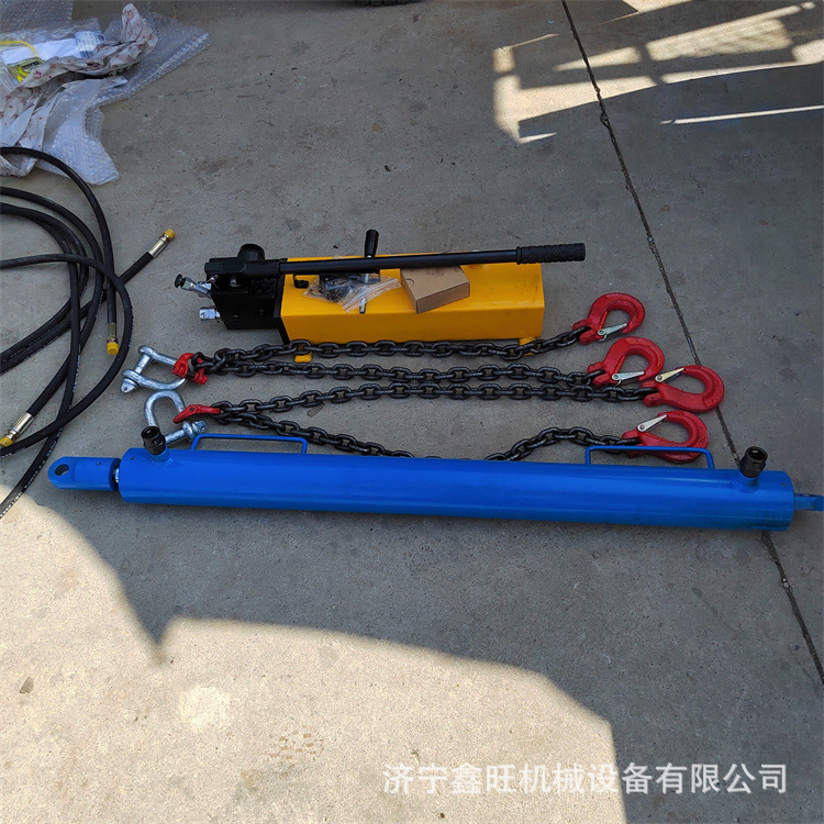 YJLQ系列气动液压设备 手动紧链器 10T矿用溜子挂板机链条拉紧器