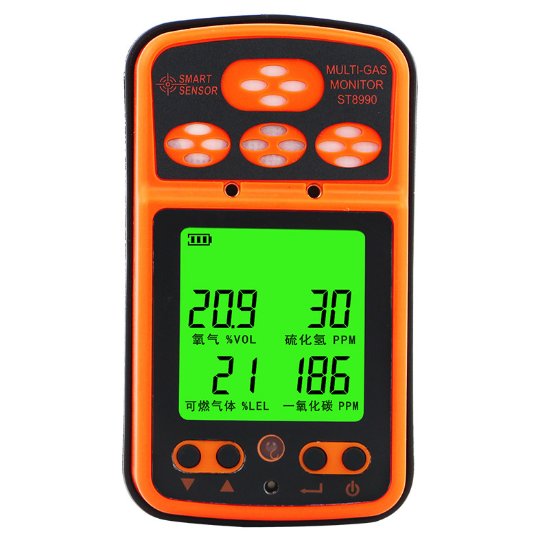 四合一气体检测仪希玛ST8990有毒有害可燃一氧化碳硫化氢报警器