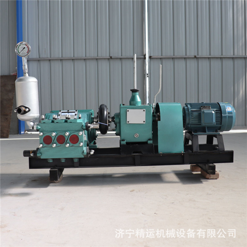 活塞式注浆机BW150电动灰浆泵建筑工程用水泥混凝土三缸注浆泵