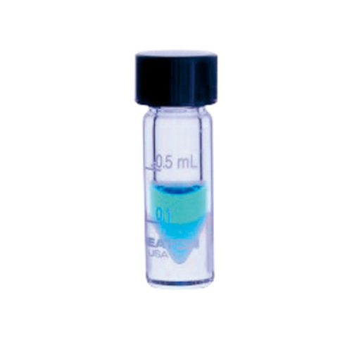 WHEATON玻璃V底微量瓶固体帽3-6291-010.3-1ml2ml5ml10ml