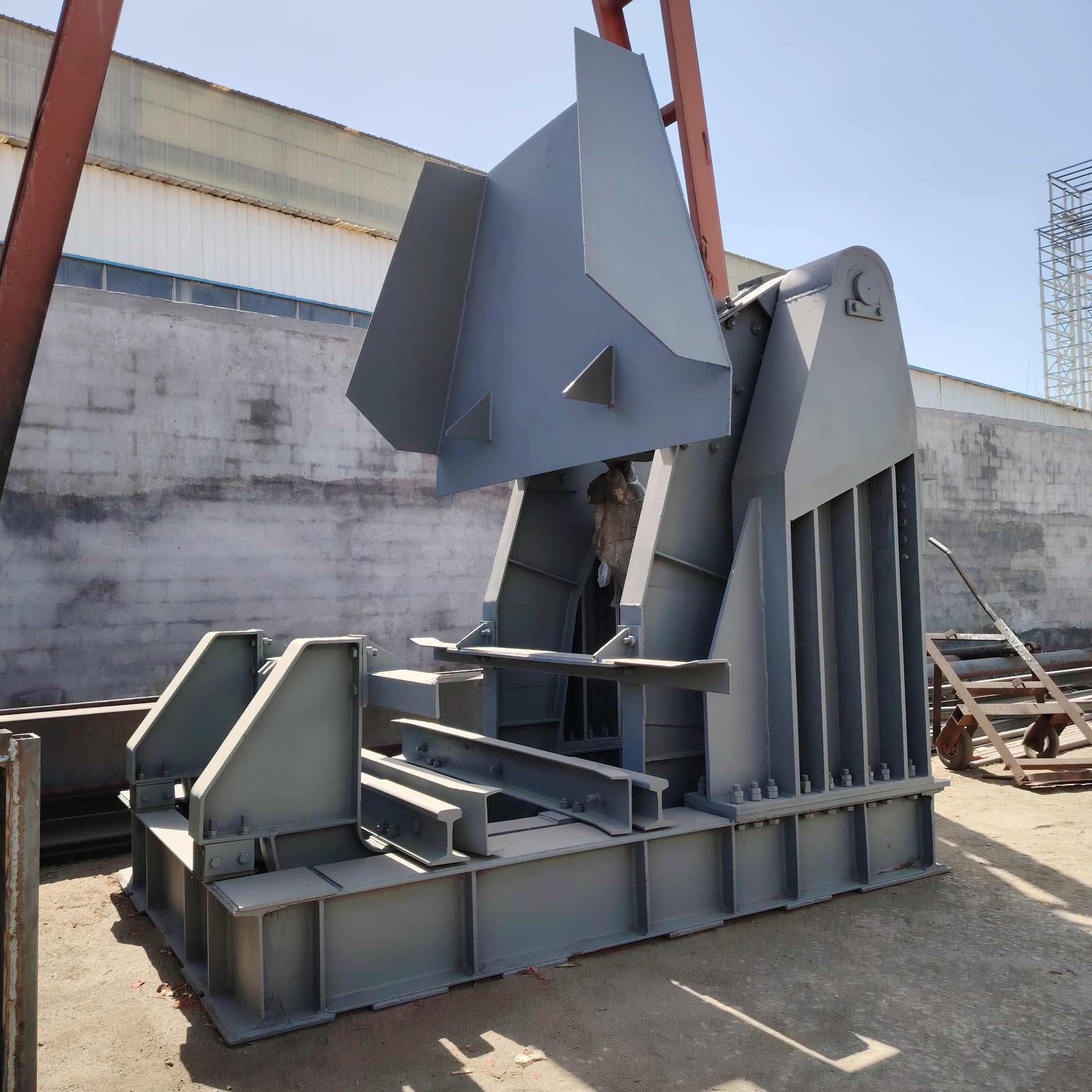 矿车卸载高度测卸高位翻车机 FGY-1/6型滚筒式翻车机 前倾式翻机