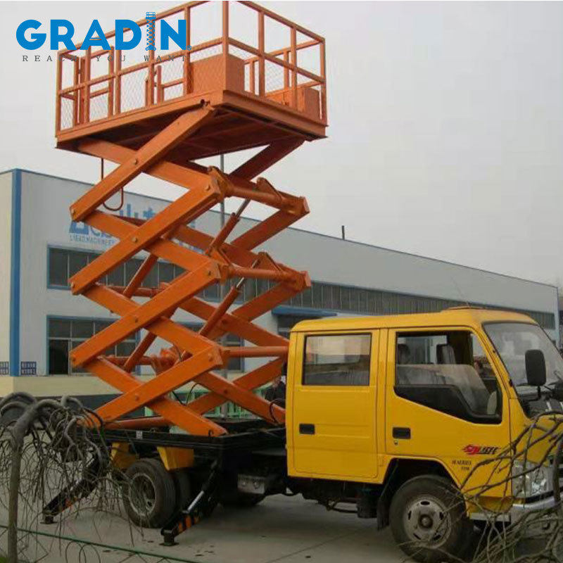定制汽车三轮车电车皮卡后斗野外高空作业平台 车载式剪叉升降机,搬运/仓储/物流设备,立体仓库设备,淘宝优惠券,粉丝福利购,淘宝优惠卷