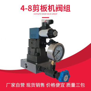 剪板机配件电磁阀阀组建湖天成天威溢流阀路块阀块液压站视频维修