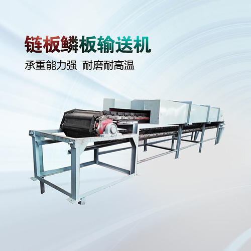 输送石灰熟料链板输送机 尖锐物料鳞板输送机厂家