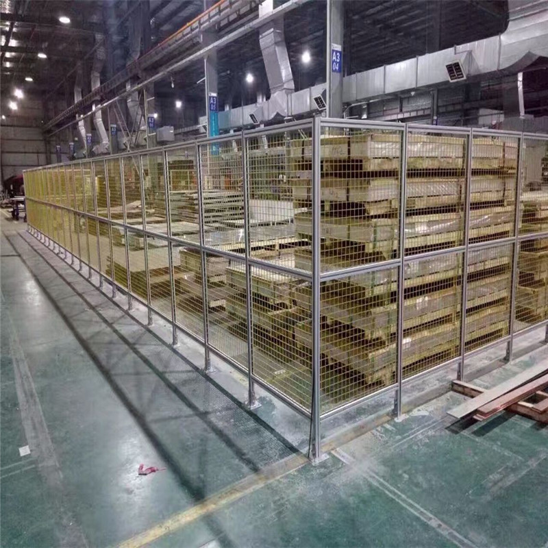 工业设备围栏定制 机器防护网工厂 上海铝型材围栏 产线围栏加工