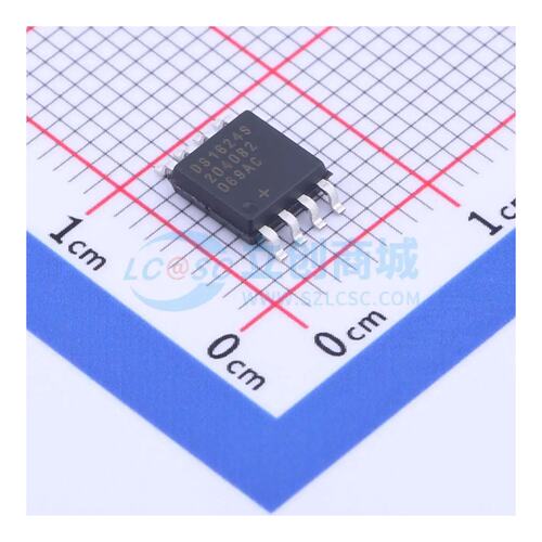 温度传感器 DS1624S+T&R SOIC-8-208mil 原装正品